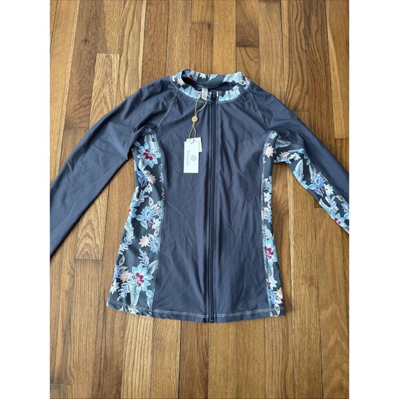 Helen Jon Women's Rash Guard Island Surf Shirt Rhapsody UPF50 Size XS - Picture 2 of 7